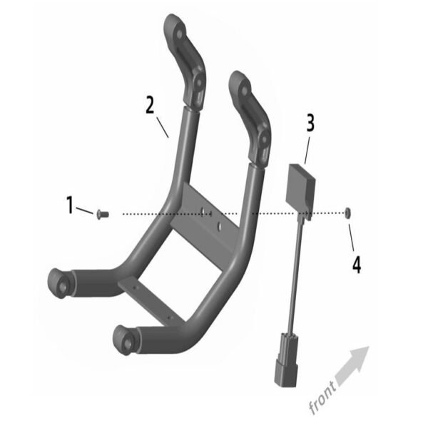 OEM replacement lower frame bracket for Ultra Bee.